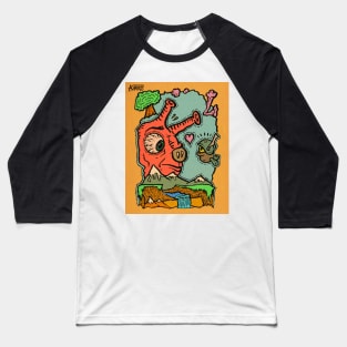 Alien Infatuation Baseball T-Shirt